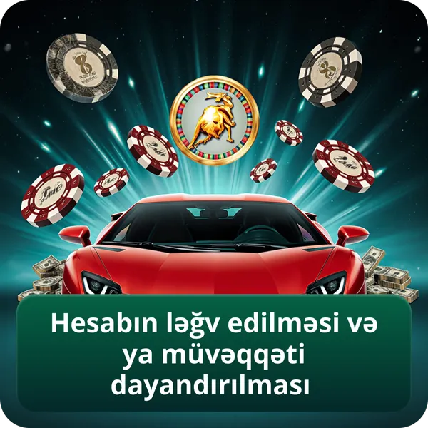 Hesabın ləğv edilməsi və ya müvəqqəti dayandırılması