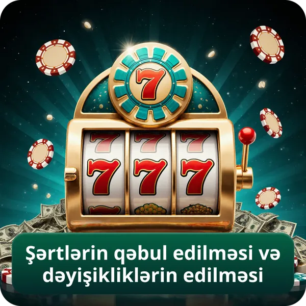 Şərtlərin qəbul edilməsi və dəyişikliklərin edilməsi